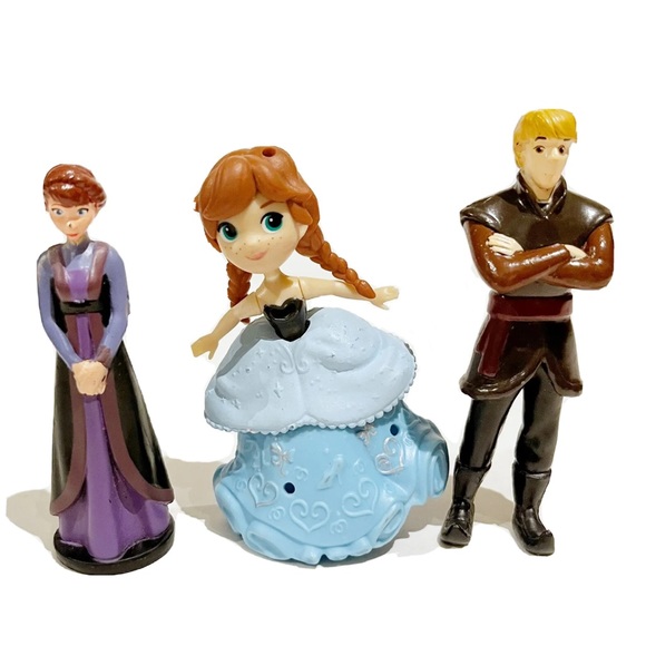 Disney Frozen Lot Olaf Plush Elsa Anna Watch Bracelet Kristoff Figurines Lot Toy - Picture 6 of 15